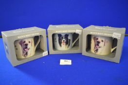 *3x Man’s Best Friend Dog Mugs