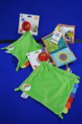*2x Eric the Caterpillar Comfort Blankets, and 1x Learning Toy