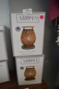 *2x Aroma Animal Print Electric Wax Melt Burners