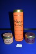 *2x Scented Candle Gift Tins, and a 1x Tube of Lily Flame Reed Diffuser