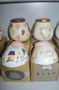*4x Pot of Dreams Hand Decorated Moneyboxes