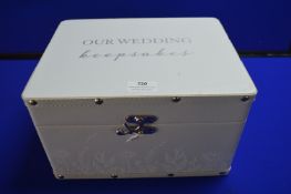 *Large Our Wedding Keepsakes Chest