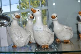 *4x Duck Ornaments