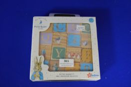 *Rainbow Designs Peter Rabbit Wooden Alphabet Box