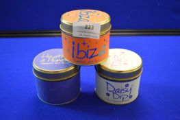 *3x Fragrance Candle Gift Tins