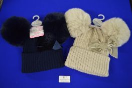 *2x Infant Bobble Hats