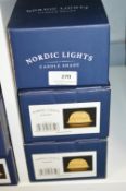 *3x Nordic Lights Candle Shades