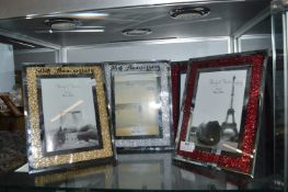 *5x Assorted Anniversary Photo Frames
