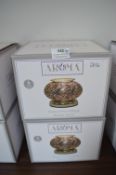 *2x Aroma Animal Print Ellipse Burners