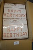 *Happy Birthday Foil Balloons