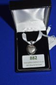 *Equilibrium Sterling Silver Heart Locket