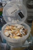 *Tub of Natural Mixed Seashells