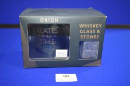 *Orion Whiskey Glass and Stones