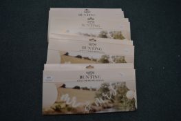 *4x Mr & Mrs Bunting Sets