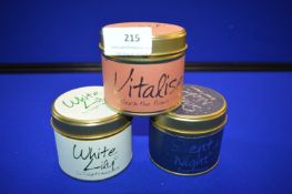 *3x Fragrance Candle Gift Tins