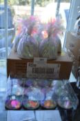 *11x Iridescent and 12x Perspex Balloon Weights