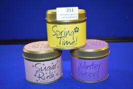 *3x Fragrance Candle Gift Tins