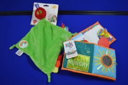 *Eric the Caterpillar Comfort Blanket and Sensory Learning Toy