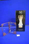 *LED Angel and an In Loving Memory Photo Frame