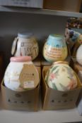 *4x Pot of Dreams Hand Decorated Moneyboxes