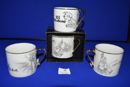 *4x Disney Princess Mugs