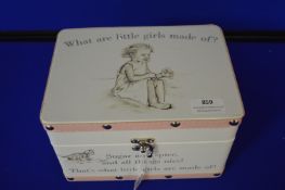 *What are Little Girls made of Keepsake Chest