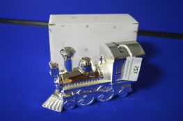 *Metallic Steam Train Money Box