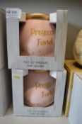 *2x Pot of Dreams “Prosecco Fund” Moneyboxes