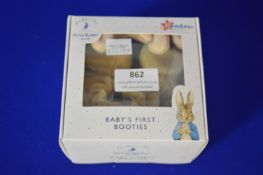 *Rainbow Designs Peter Rabbit Baby’s First Booties