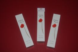 *3x Poppy Flower EDP 50ml