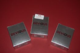 *3x Devious Pour Femme EDP 50ml
