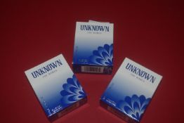 *3x Unknown for Women EDP 50ml
