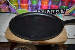 *Cast Iron Sizzle Platter
