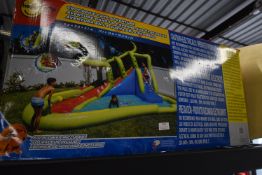 *Happy Hop Crocodile Cave Adventure Inflatable Pool/Slide