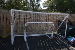 *2x Samba Goals with Nets 6ft x 4ft and 12ft x 6ft