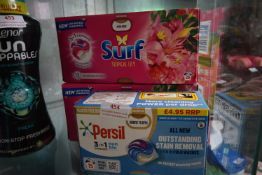 1x Persil Non-Bio Capsules 15pk, and 2x Persil Tropical Lilly Capsules 6pk