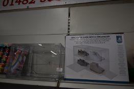 *Stackable Shoe Box/Organiser 4pk+1