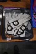 *Kirkland Signature Golf Gloves 4pk Size: M-L