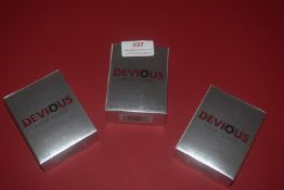 *3x Devious Pour Femme EDP 50ml
