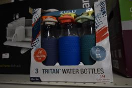 *3x Tritan Water Bottles 532ml