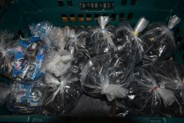 Box of Walking Stick Ferules, and Adhesive Letters