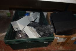 *Two Boxes of Assorted 240v and 3-phase Sockets, and Plastic Legs