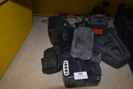 *Assorted Battery Chargers and Batteries