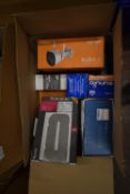 *Box of Assorted Doorbell Cameras, Wireless Doorbells, Security Cameras, etc.