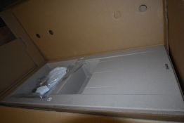 *Pyragranite Dark Beige One & a Half Bowl Sink 100x50cm