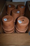 *Box of ~25 Terracotta Pots