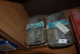 *2x Incomplete Drill Bit Sets