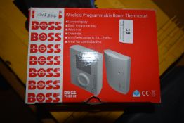 *Wireless Programmable Room Thermostat