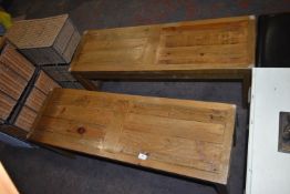 *2x Benches 110cm long