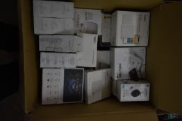 *Box of Assorted Wireless Smart Thermostats, Smart Dimmers, Smart Card Terminals, Cameras, etc.